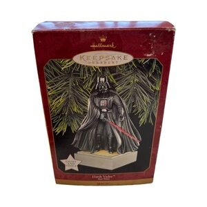 Hallmark 1997 Darth‎ Vader Magic Ornament – Light & Voice – Star Wars – Rare VTG